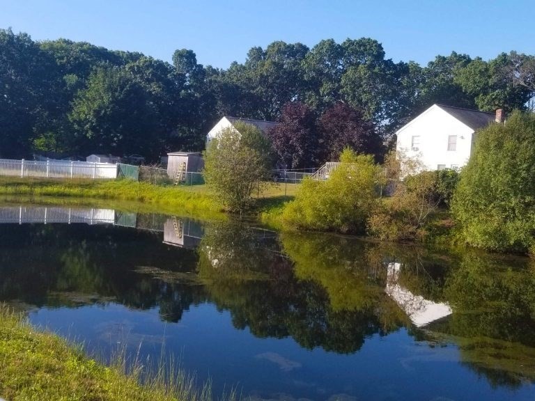 7 Queens Road Attleboro, MA 02703 - Photo 28 of 33 a view of a lake from a yard