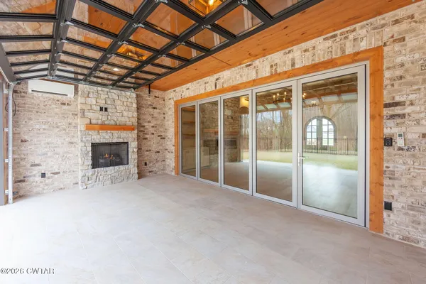 a house view with a outdoor space