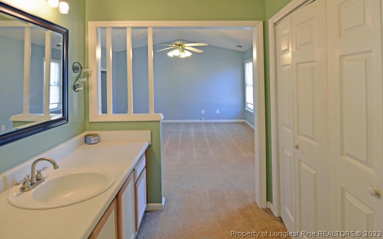 526 Riverwind Drive Spring Lake, NC 28390 - Photo 18 of 29 a bathroom with a sink and a mirror