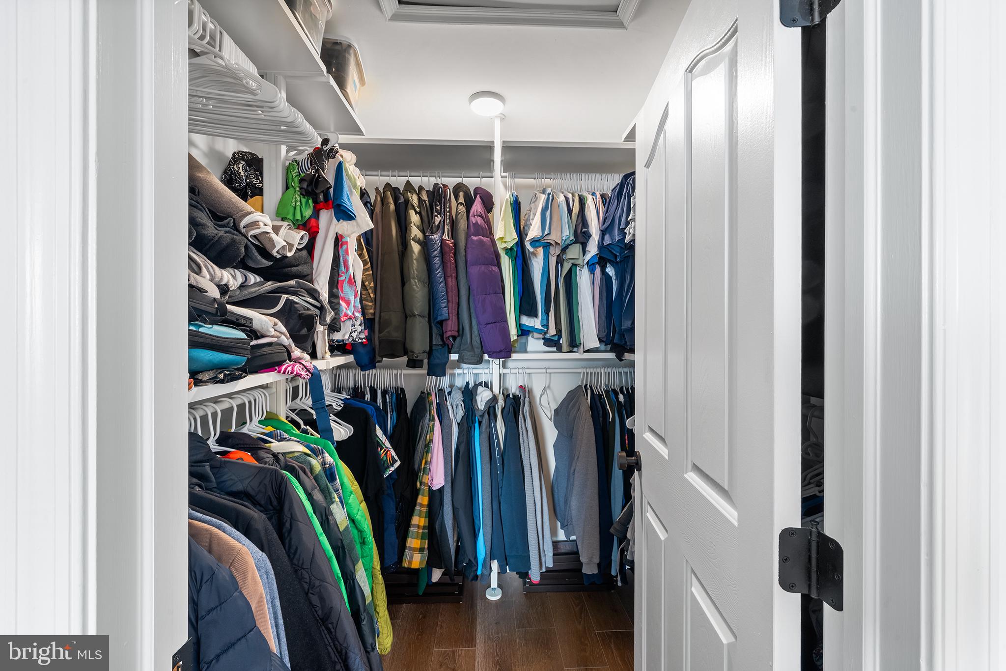 243 Ripka Street Philadelphia, PA 19127 - Photo 20 of 31 a view of walk in closet with clothes and shoes