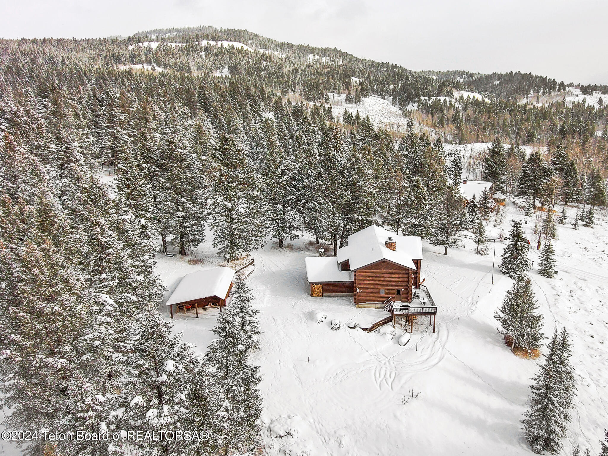 25670 Buffalo Run Moran, WY 83013 - Photo 20 of 28 Aerial 2