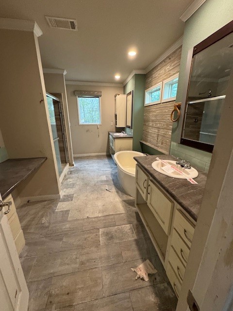 71 Trail Ridge Road Huntsville, TX 77320 - Photo 6 of 16 a bathroom with sink and mirror