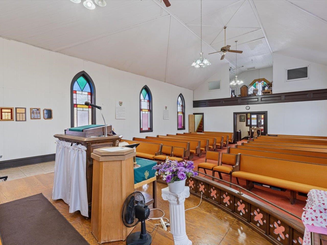 1222 7th Avenue Moline, IL 61265 - Photo 18 of 24 a view of a room with shelves and wooden floor