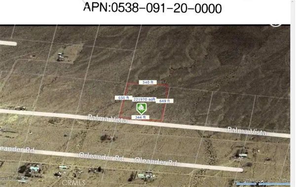 $23,000 | 0 Palm Vista, Yermo, CA 92398