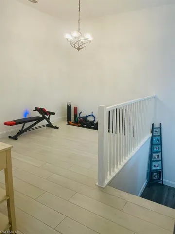 a outdoor living space with furniture and a window