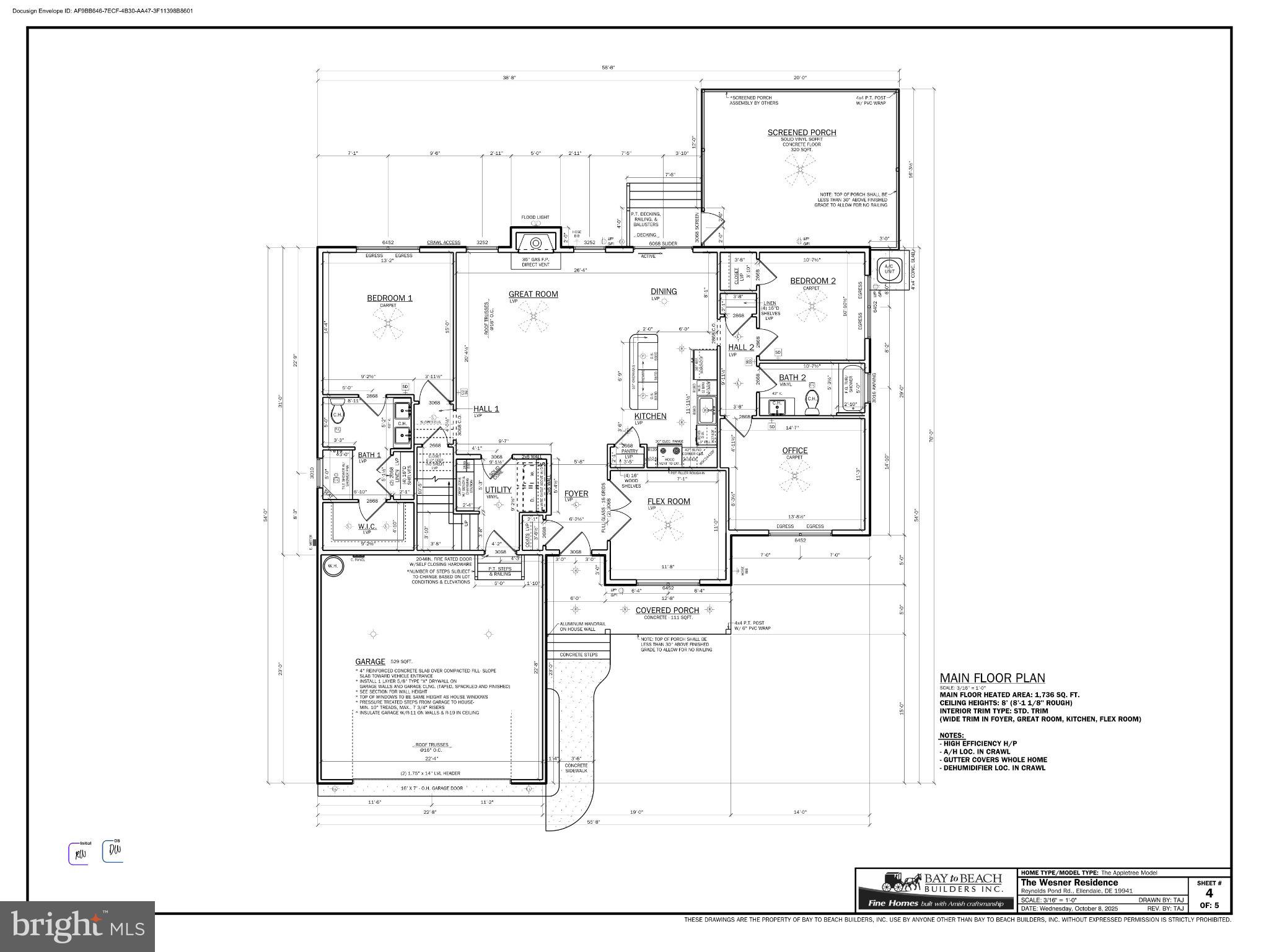20256 Reynolds Pond Road Ellendale, DE 19941 - Photo 15 of 18 Innovative main floor layout design.