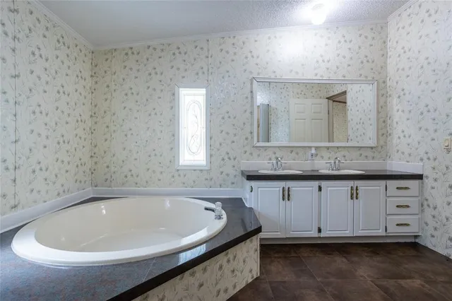 a backyard of a house