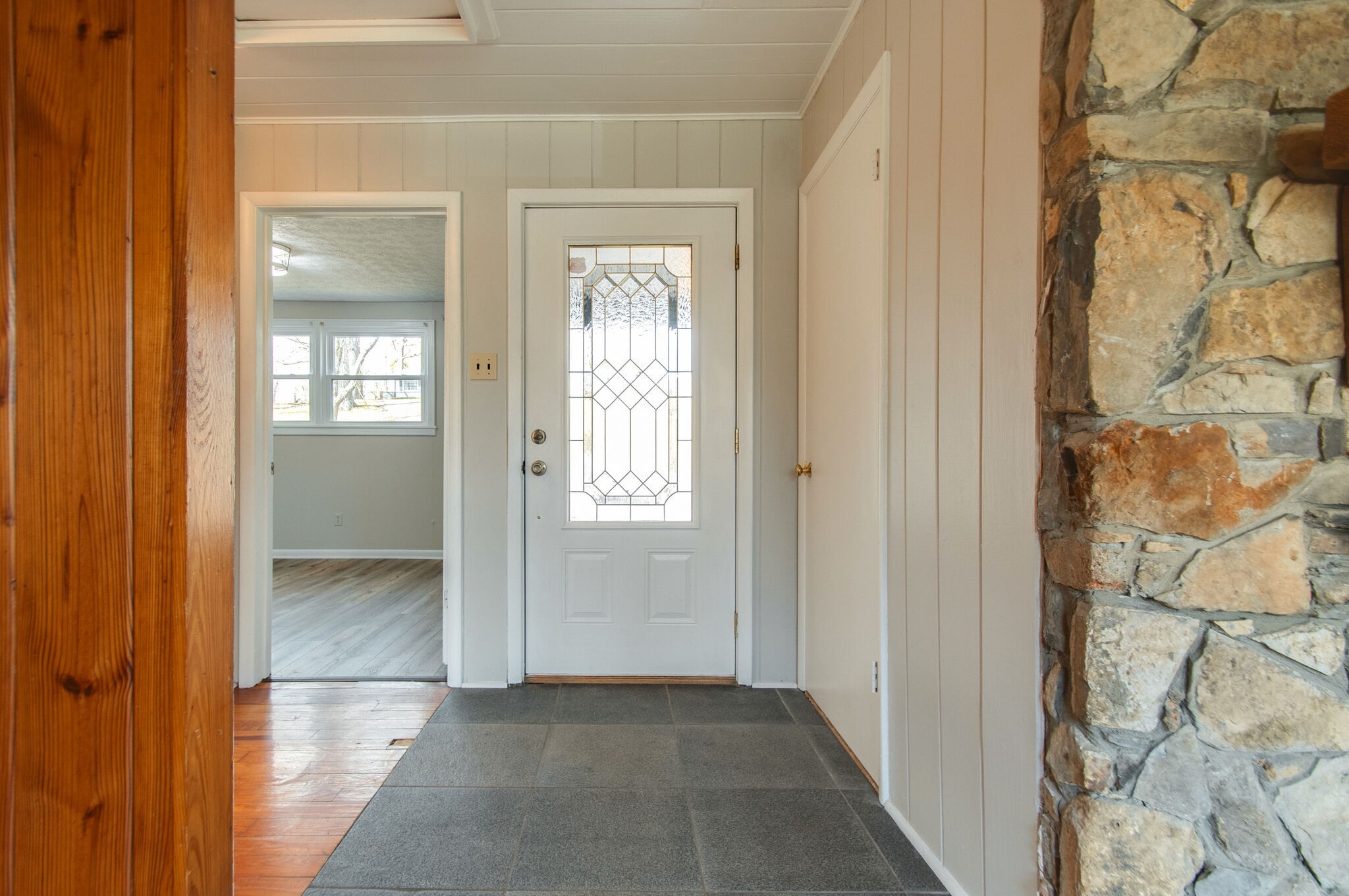 209 East Park Circle Dickson, TN 37055 - Photo 7 of 28 a view of a bathroom with a glass door shower