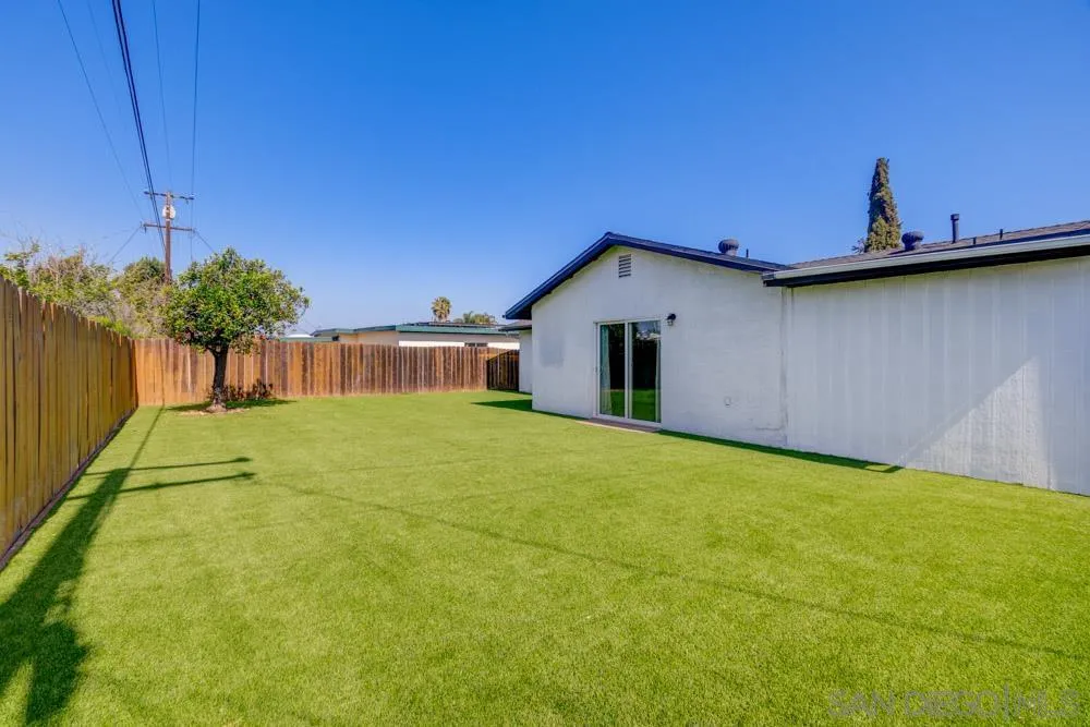 753 Farview Street El Cajon, CA 92021 - Photo 23 of 26 a view of a house with a backyard