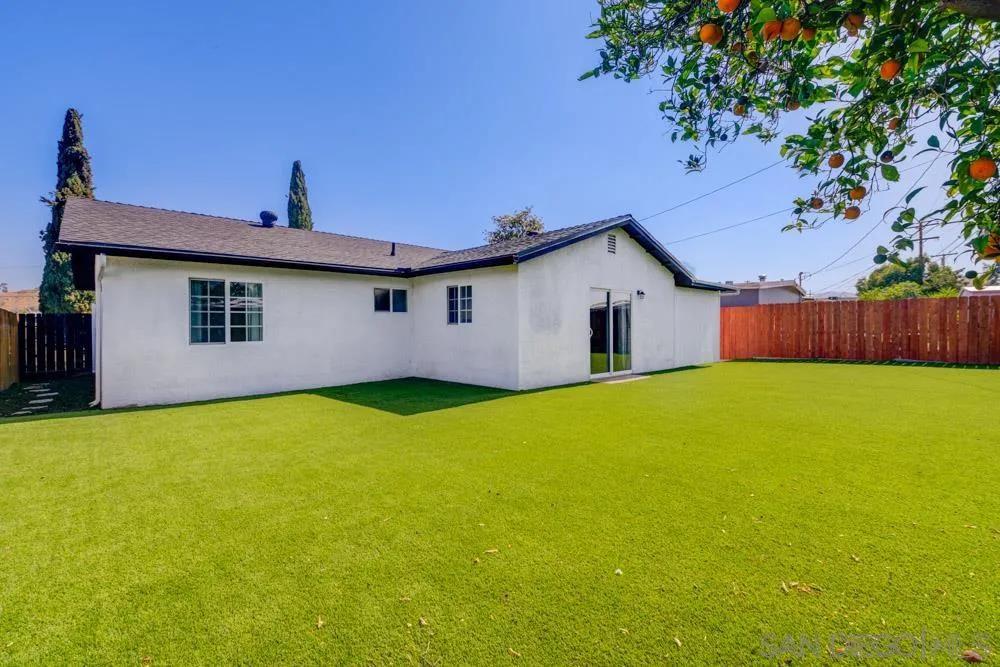753 Farview Street El Cajon, CA 92021 - Photo 25 of 26 a front view of house with yard and garage