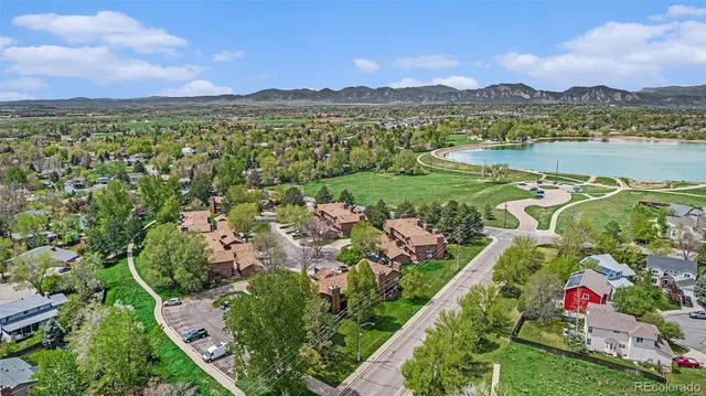 a view of lake with mountain
