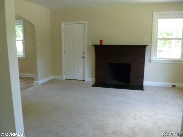 618 Ruthers Road Richmond, VA 23235 - Photo 3 of 7 Living Room - Living Room with FP, Fresh Paint, Ne