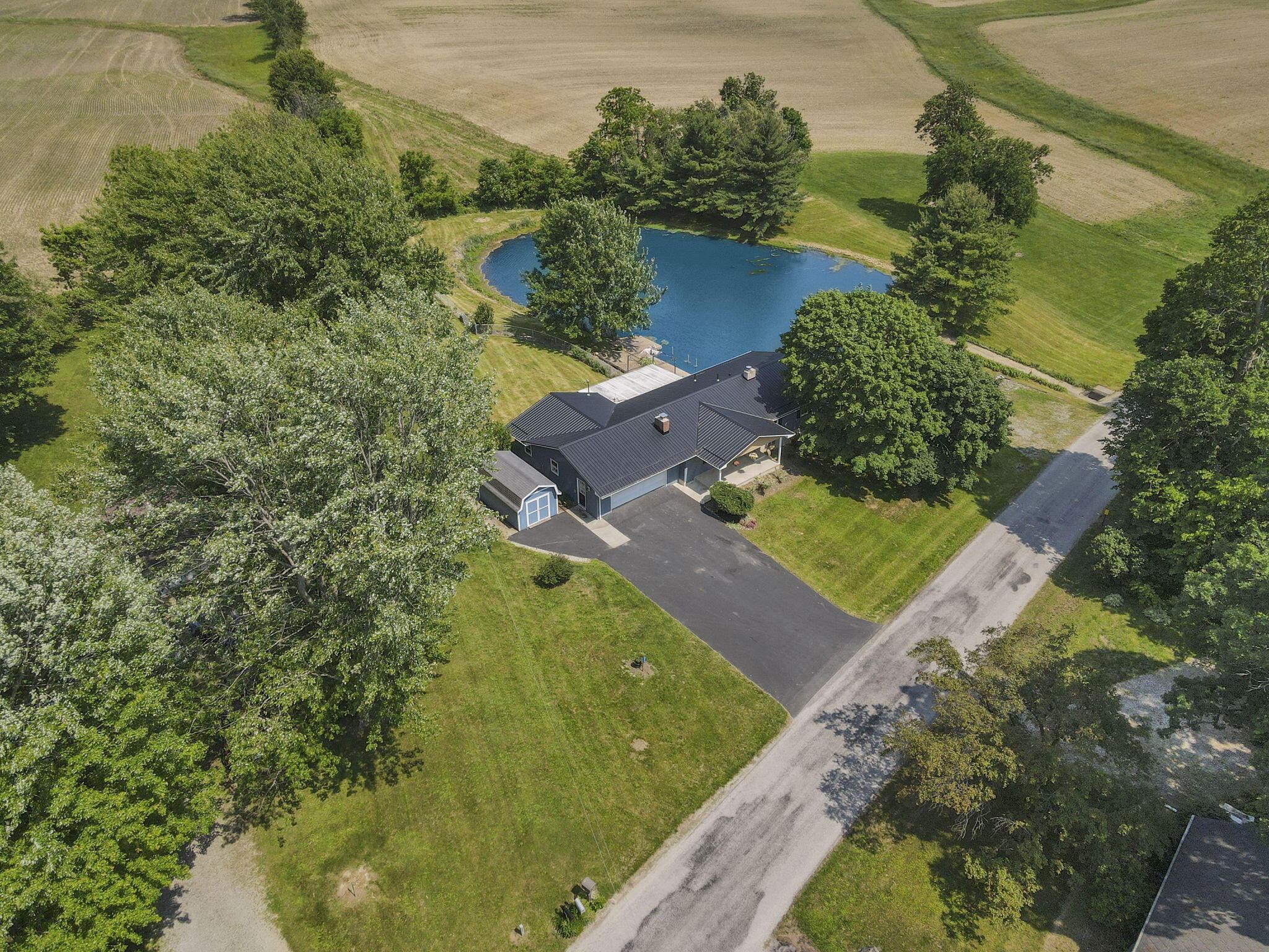 4476 Stiving Road Shelby, OH 44875 - Photo 52 of 52 Aerial View