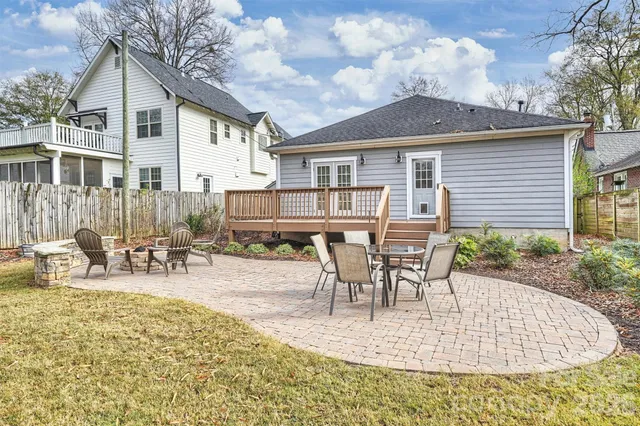 a view of a house with patio