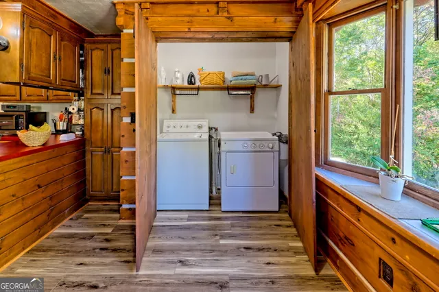 a bedroom with a bed and a table in it