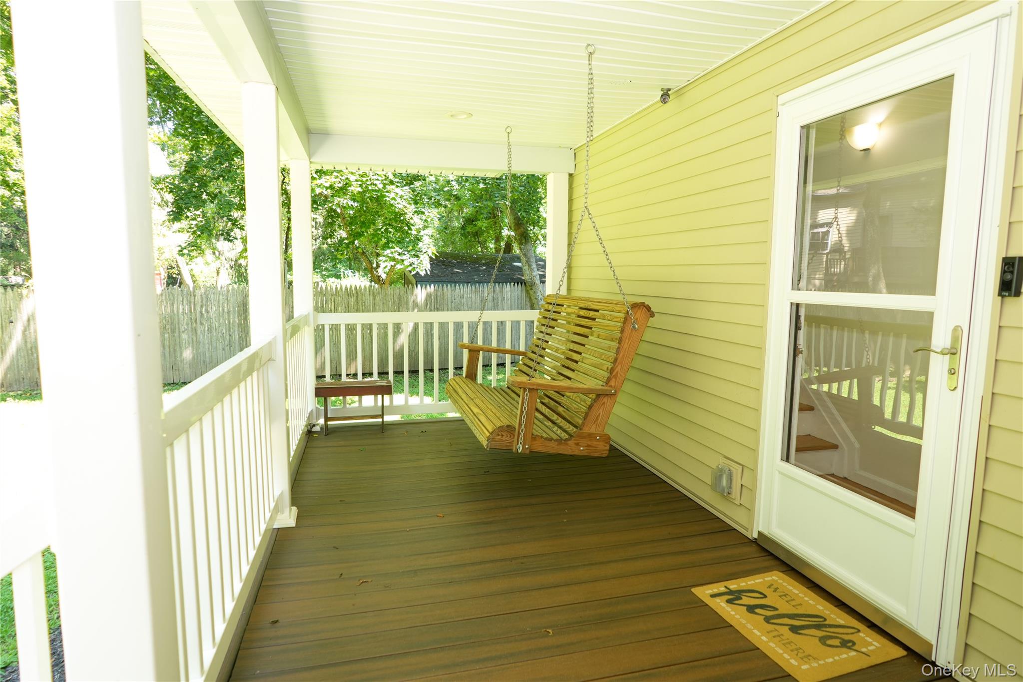 10 Reservoir Road Stony Point, NY 10980 - Photo 5 of 36 Front porch with custom swing to enjoy any time of the day or evening.