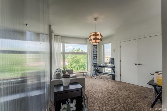 a very nice looking room with a large window