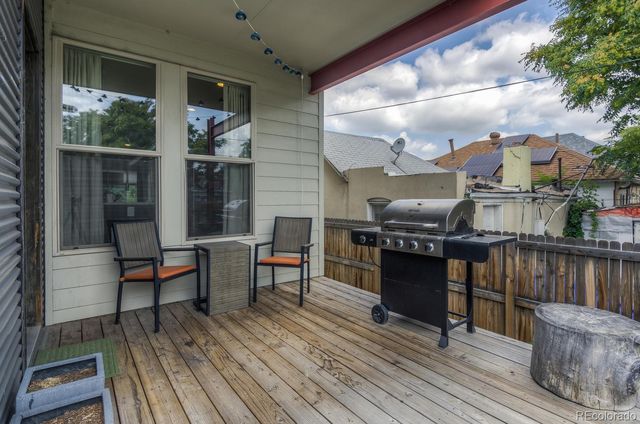 a outdoor space with furniture