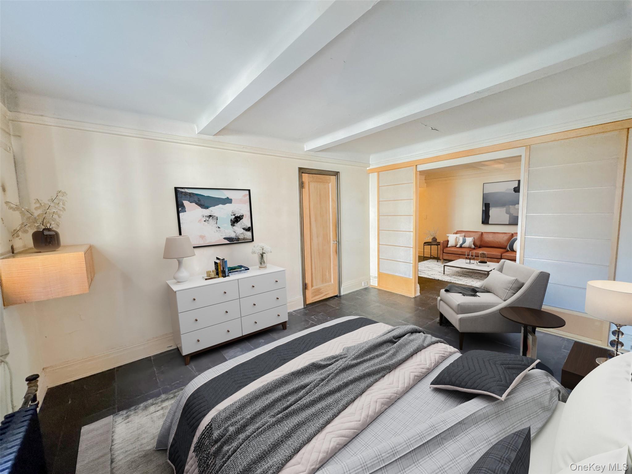 333 East 53rd Street, Unit 5C Manhattan, NY 10022 - Photo 6 of 27 a bedroom with a bed and wooden floor