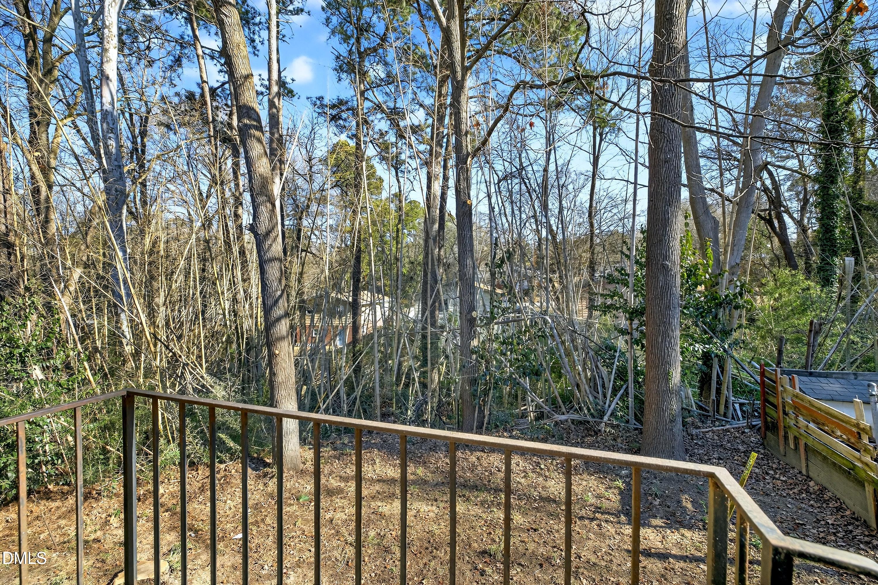 302 Normandy Street Durham, NC 27707 - Photo 28 of 29 a view of a balcony with trees