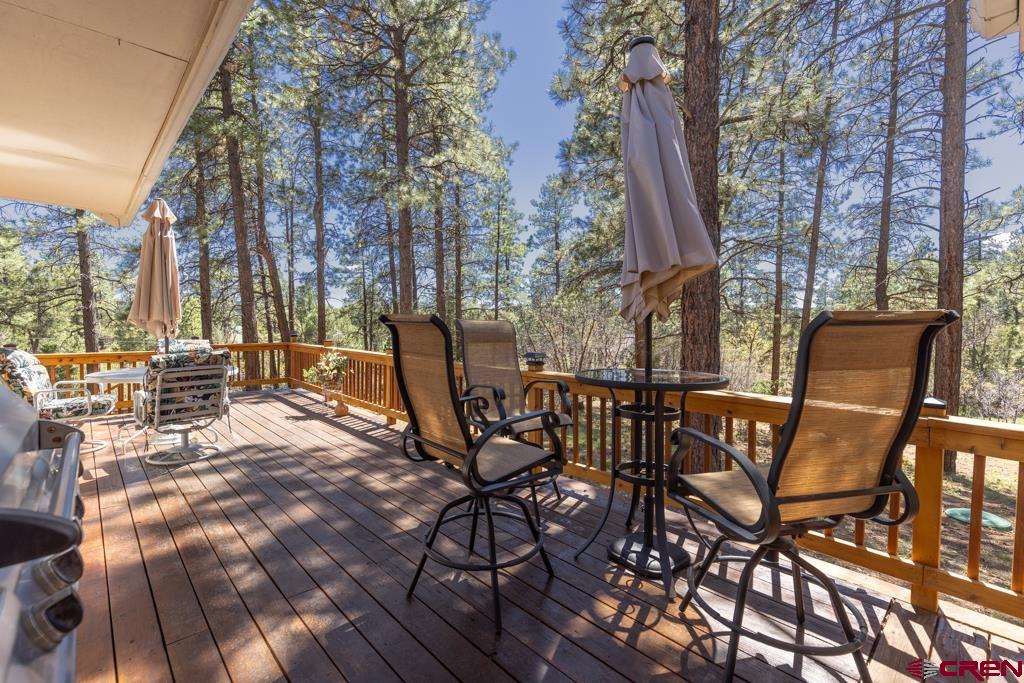 171 Deer Trail Road Durango, CO 81303 - Photo 12 of 35 a view of an outdoor space with seating area
