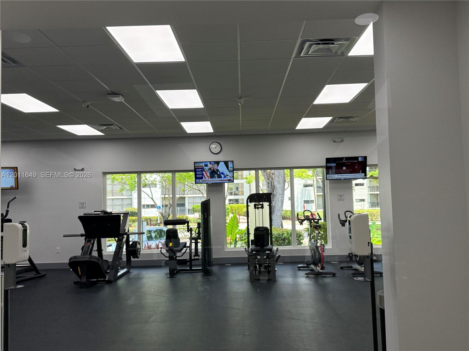 17011 North Bay Road, Unit 918 Sunny Isles Beach, FL 33160 - Photo 18 of 21 a view of a room with gym equipment
