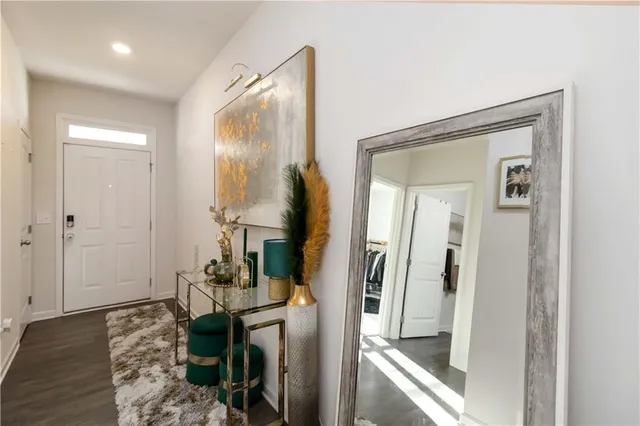 a very nice looking room with a wooden floor