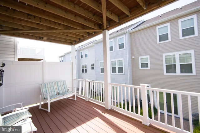 a view of a roof deck