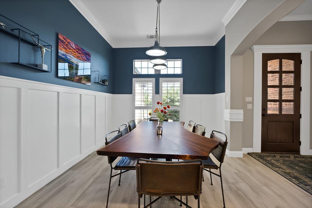 1501 Burleson Retta Road Burleson, TX 76028 - Photo 3 of 40 a view of a dining room with furniture window and wooden floor