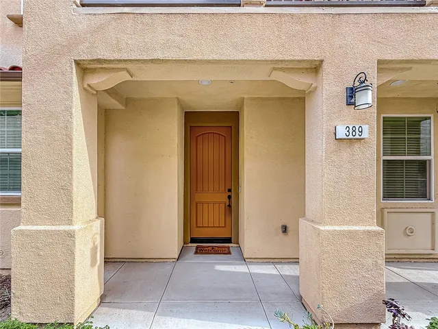 a view of an entryway door