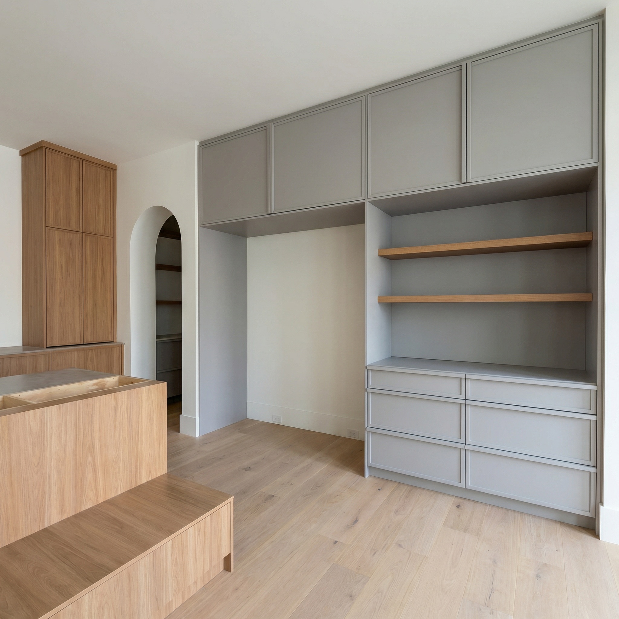 2627 Tangley Street Houston, TX 77005 - Photo 5 of 14 a view of an empty room with cabinet and a window