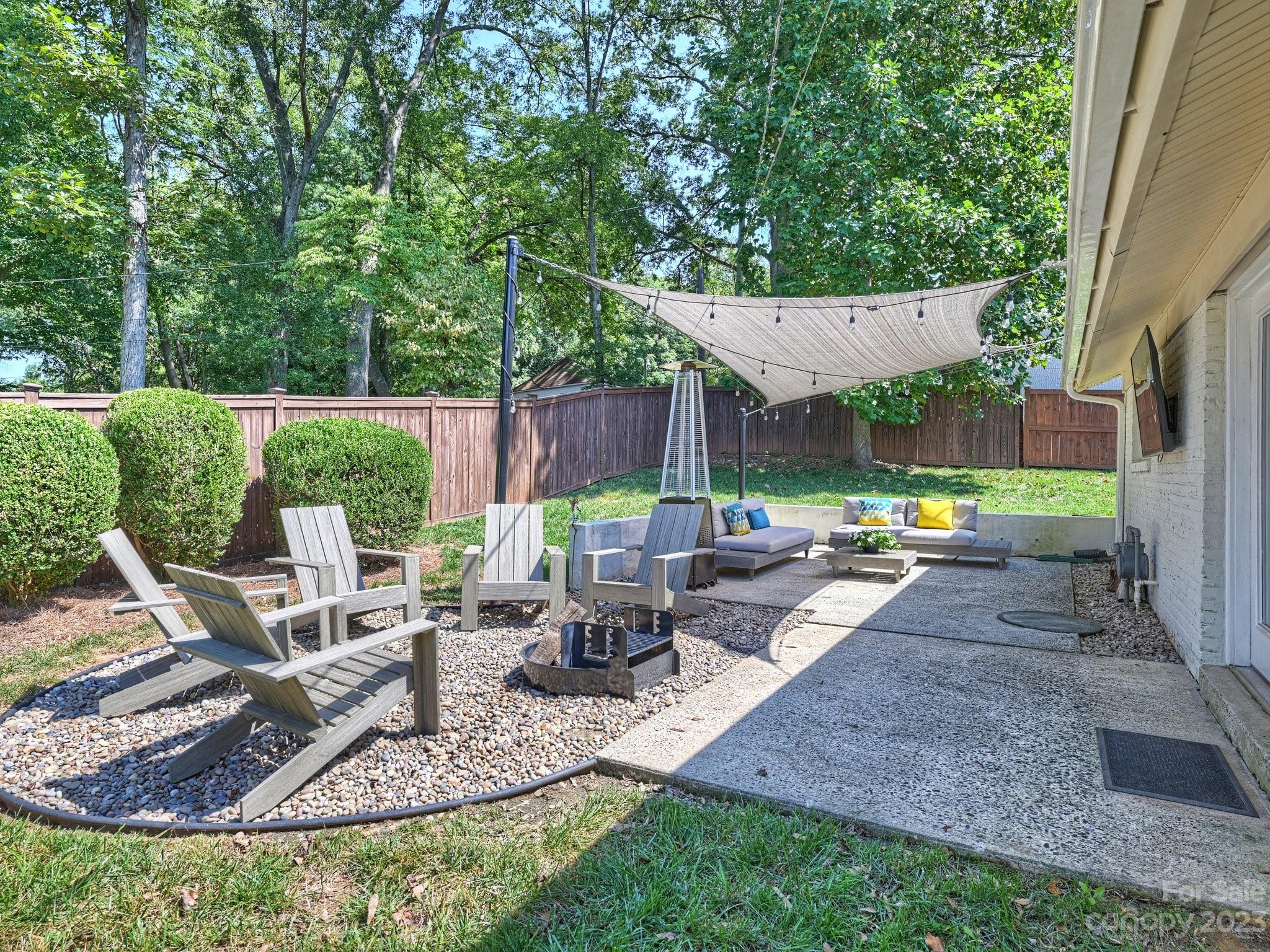101 Scofield Road Charlotte, NC 28209 - Photo 20 of 26 a view of garden with patio