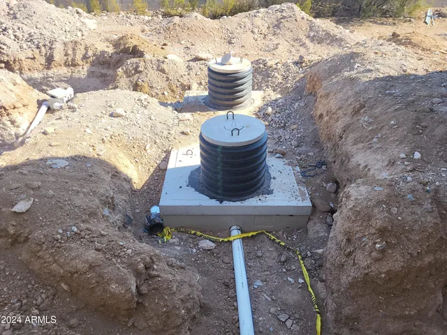 a backyard of a house