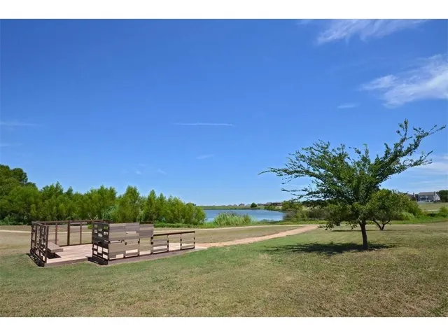a view of an outdoor space and a yard