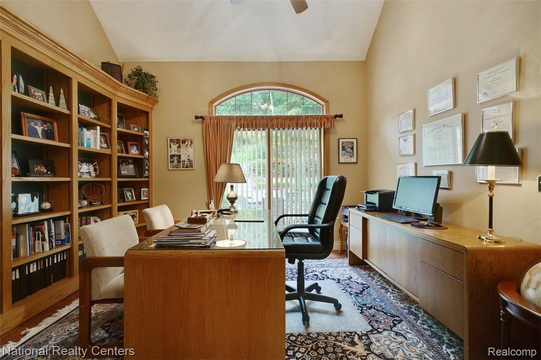323 North Garner Road Milford, MI 48380 - Photo 13 of 56 Office and library with door leading to back deck