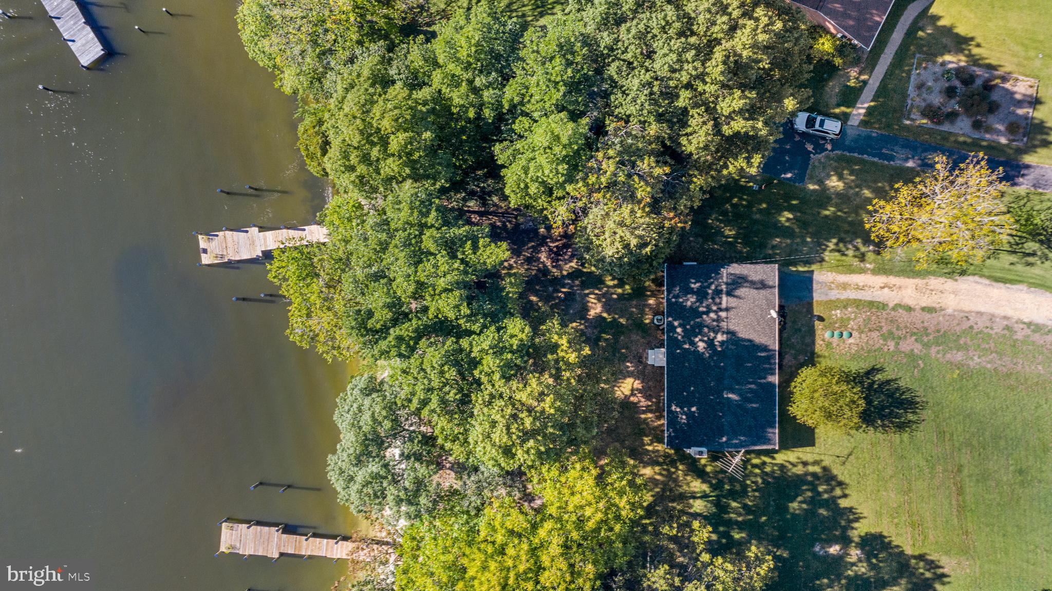 24564 Half Pone Point Road Hollywood, MD 20636 - Photo 25 of 27 Aerial view of home and pier