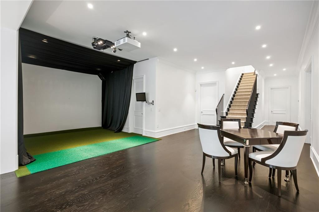 1640 Kenai Road Marietta, GA 30064 - Photo 33 of 43 a view of a room with gym equipment and wooden floor