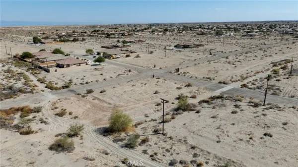 a view of a dry yard