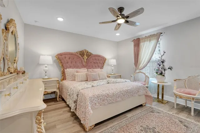 a aerial view of a house with a yard