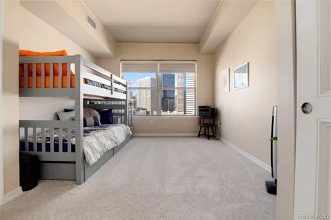 a view of a balcony with city view