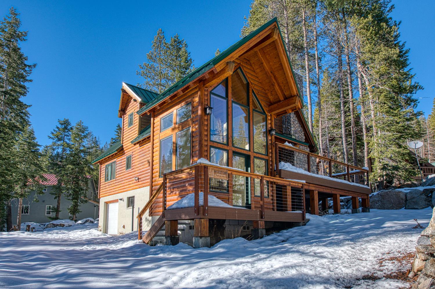 55578 Cordwood Road Shaver Lake, CA 93664 - Photo 58 of 59 a view of a house with a yard