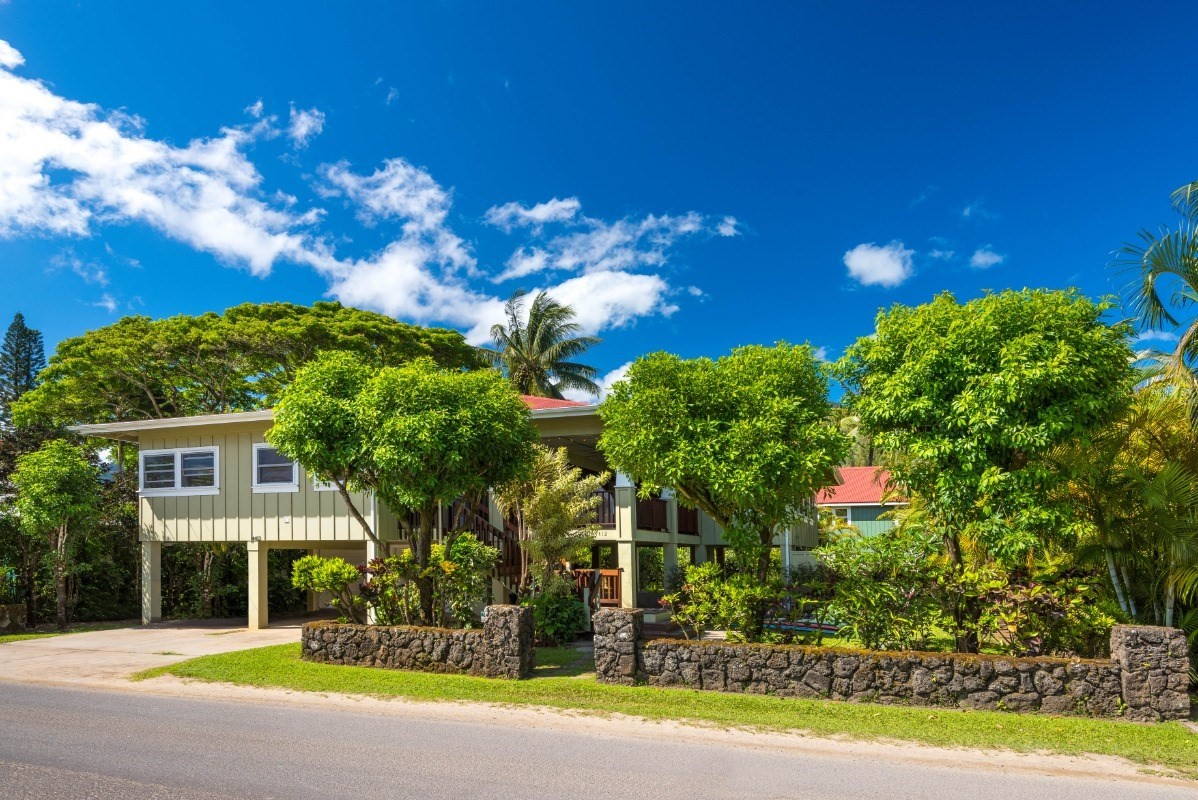 4412 Aku Road Hanalei, HI 96714 - Photo 1 of 30 a view of a house with a big yard
