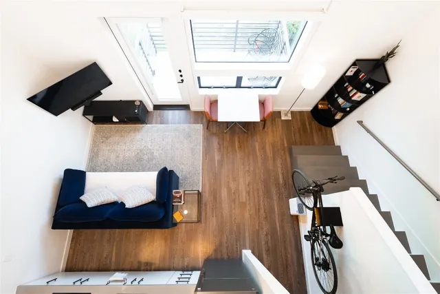 a view interior of the house and wooden floor