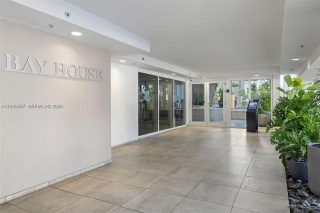 a view of entryway with a front door