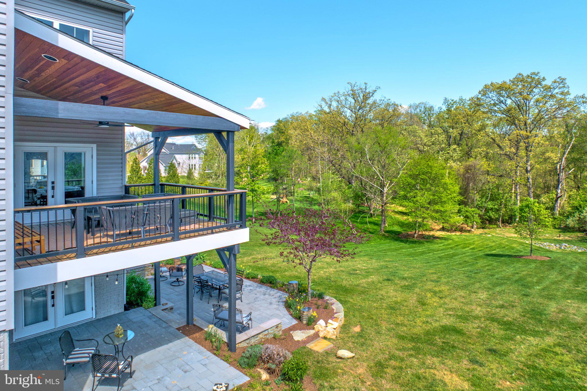 18120 Ridgewood Place Round Hill, VA 20141 - Photo 42 of 46 Serene backyard retreat with lush greenery