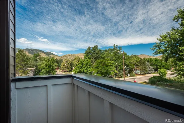 a view of a yard from a window