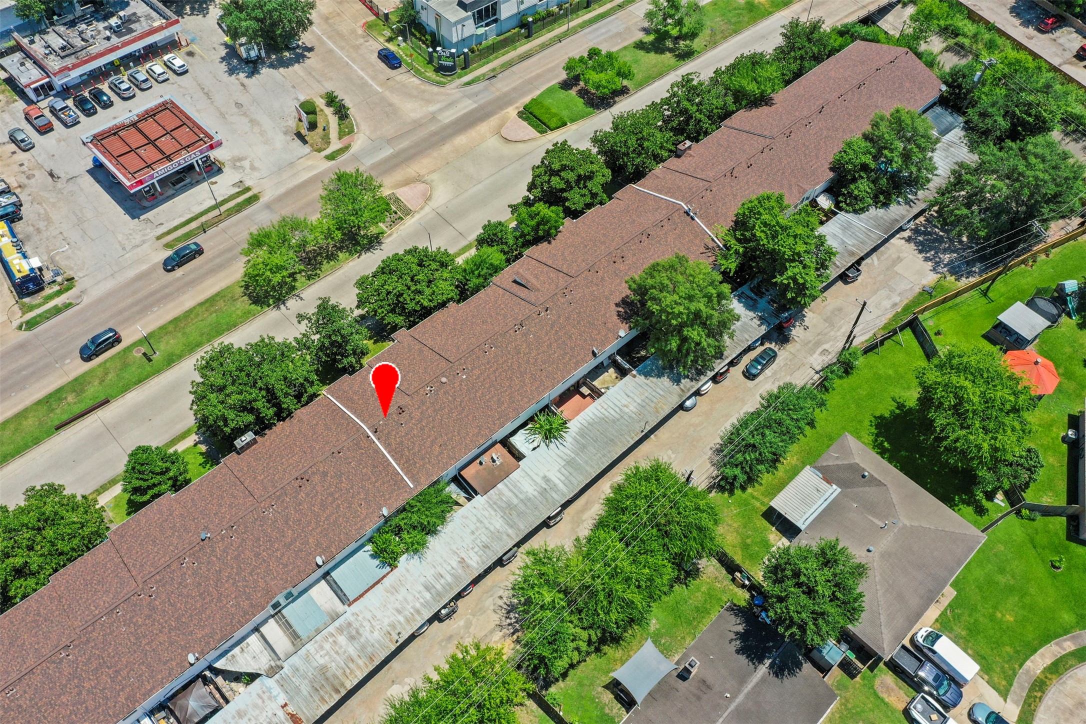8216 Fondren Road, Unit 8216 Houston, TX 77074 - Photo 26 of 33 an aerial view of a city with lots of residential buildings