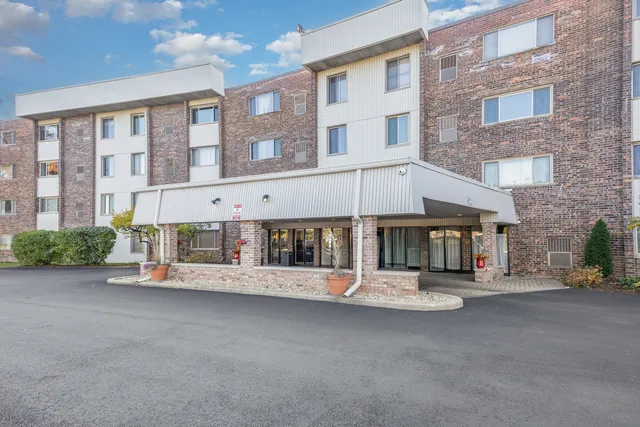 a view of a building with street view