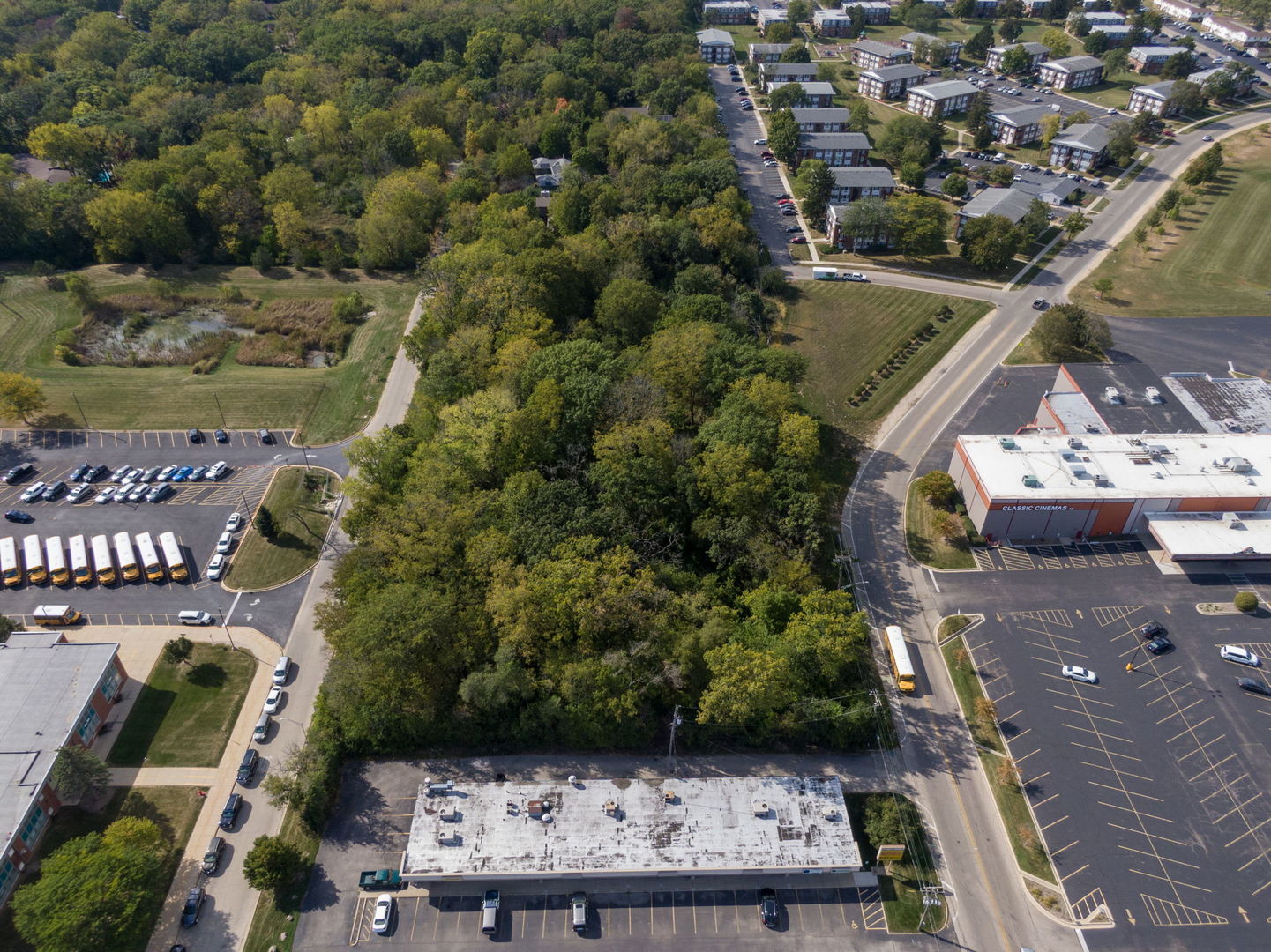 Lot 6 Ravine Road East Dundee, IL 60118 - Photo 7 of 10 an aerial view of a house with a garden and lake view