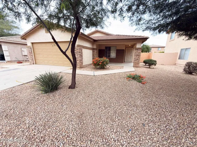 a view of a house with a patio